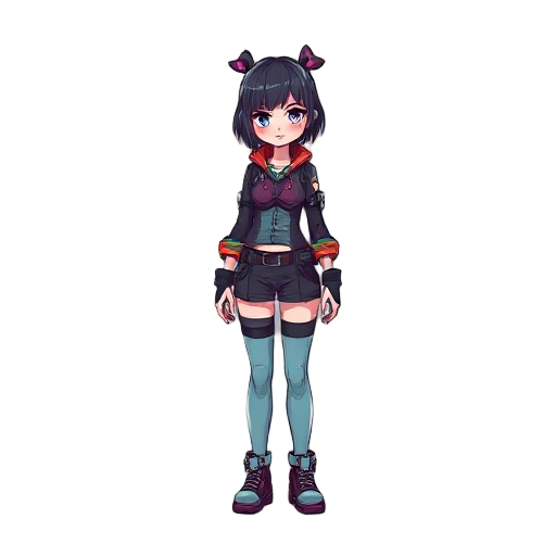 cyberpunk girl