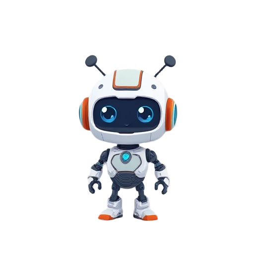 make me a cute robotic character