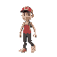 fast food worker walking