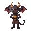 demonic burger seller