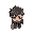 a young boy in the style of oneshot or undertale