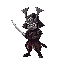 samurai com uma katana na mao
