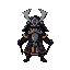 cenario de fundo templo samurai pixelado