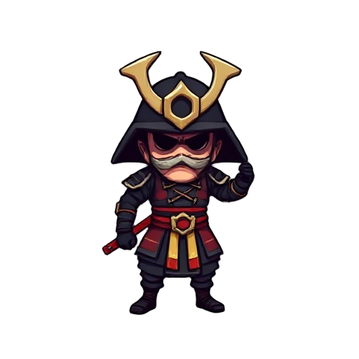 cenario de fundo templo samurai pixelado
