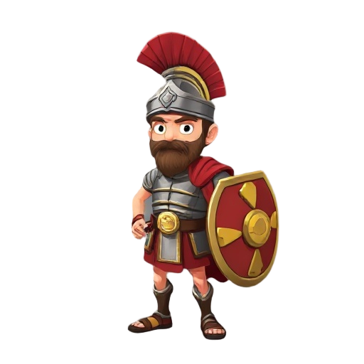 generates the image of a roman soldier
