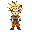 son goku, super saiyan 2, angry face