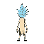 generate rick from the back