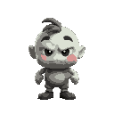 bub from bubble bobble. aged. older. rough and tough