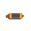 resistor, lying on the ground, front-top view, side view