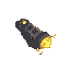 fuse, lying on the ground, front-top view, side view