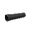 black rubber pipe