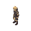 create a full-body isometric pixel-art character in the style of final fantasy tactics; 3.5-heads-tall sd proportions; facing down-right; 64–96 px canvas; transparent background; top-left lighting; soft painterly pixel shading; neutral battle-idle pose; s
