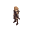 create a full-body isometric pixel-art character in the style of final fantasy tactics; 3.5-heads-tall sd proportions; facing down-right; 64–96 px canvas; transparent background; top-left lighting; soft painterly pixel shading; neutral battle-idle pose; s