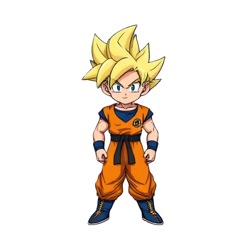 goku super sayagin 4 andando, mais de 2 sprites