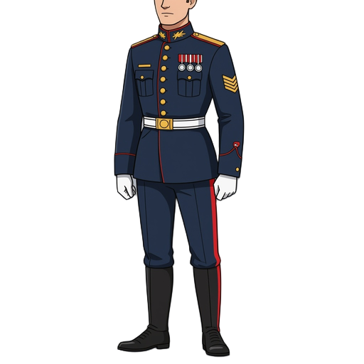 military dress uniform inspired by prussian uniforms