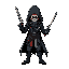 create assassin for a role-playing game in the style of computer role-playing games from the 80s