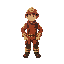 a fireman with a hint of magic about him