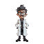 a scientist with a hint of magic about him