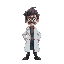 a scientist with a hint of magic