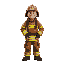 a fireman with a hint of magic about him