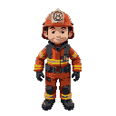 a fireman with a hint of magic about him