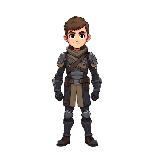 quiero un humano con traje de soldado