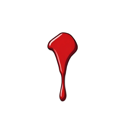 red dripping blood 