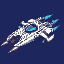 create a detailed description of a spaceship inspired by the style of the thunder force video game series. the spaceship should embody sleek, futuristic design elements typical of the game's aesthetic