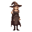 a friendly woman mage