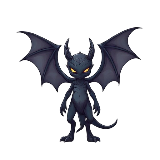 dark ethereal monster -wings