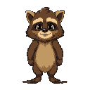ewok with crayon style colored textures