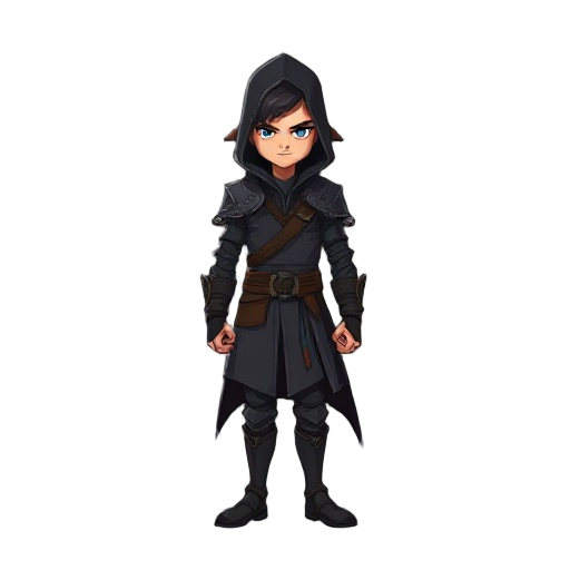 dark fantasy, medieval, main character, rogue warrior