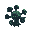 tiny dark black-green spores