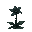 blightbloom: short, haunting plant, thorny, dark black-green stalks with faint swirls, five petals