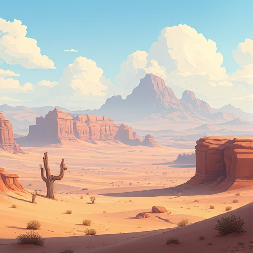paisaje de desierto 