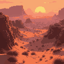 paisaje de desierto