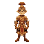 sun wukong in gold and red chinese armor