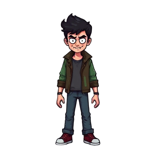  pixelate young guy classic horror movies 80's
