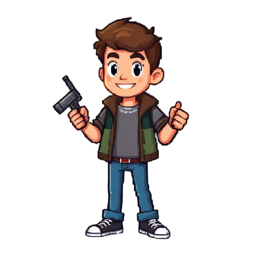  pixelate 16bits young school guy classic movies 80's