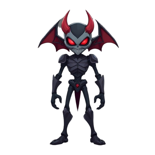 evil vampire robot