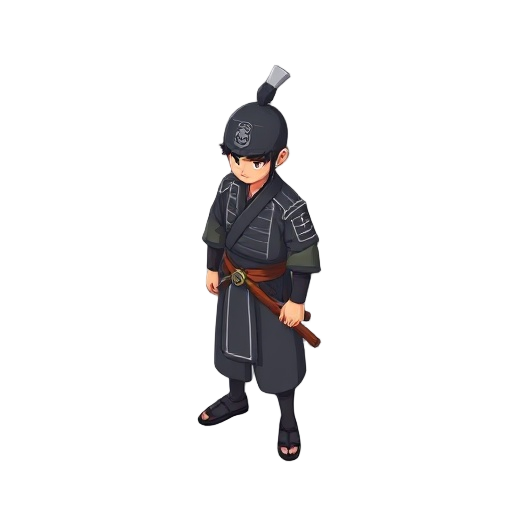 isométrico de kendo player 