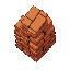pile of stacked brazilian bricks