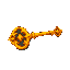 an old magic golden key 