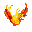moving flame, bat wing, fluid flames