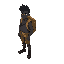black male adventurer with a backpack