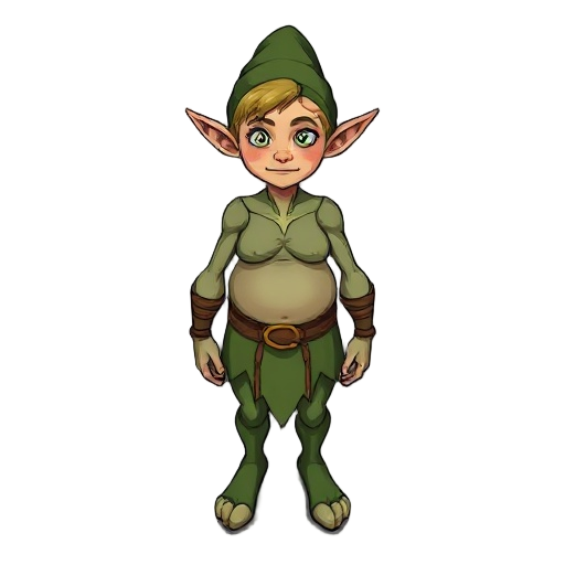 a big breasted elf