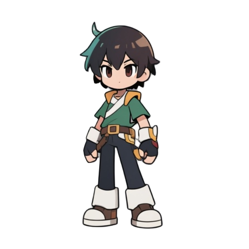 8 directional anime character 