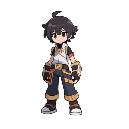 8 directional anime character 