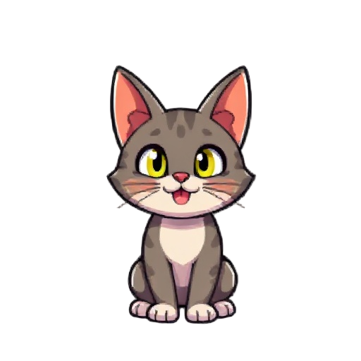 2d pixel cat 