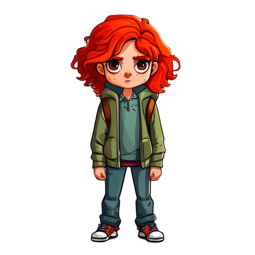 i want a redhead character inspired by the stranger things series. 